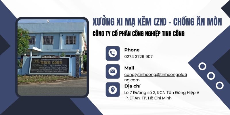 Xưởng Xi Mạ Kẽm (Zn) TINH CÔNG